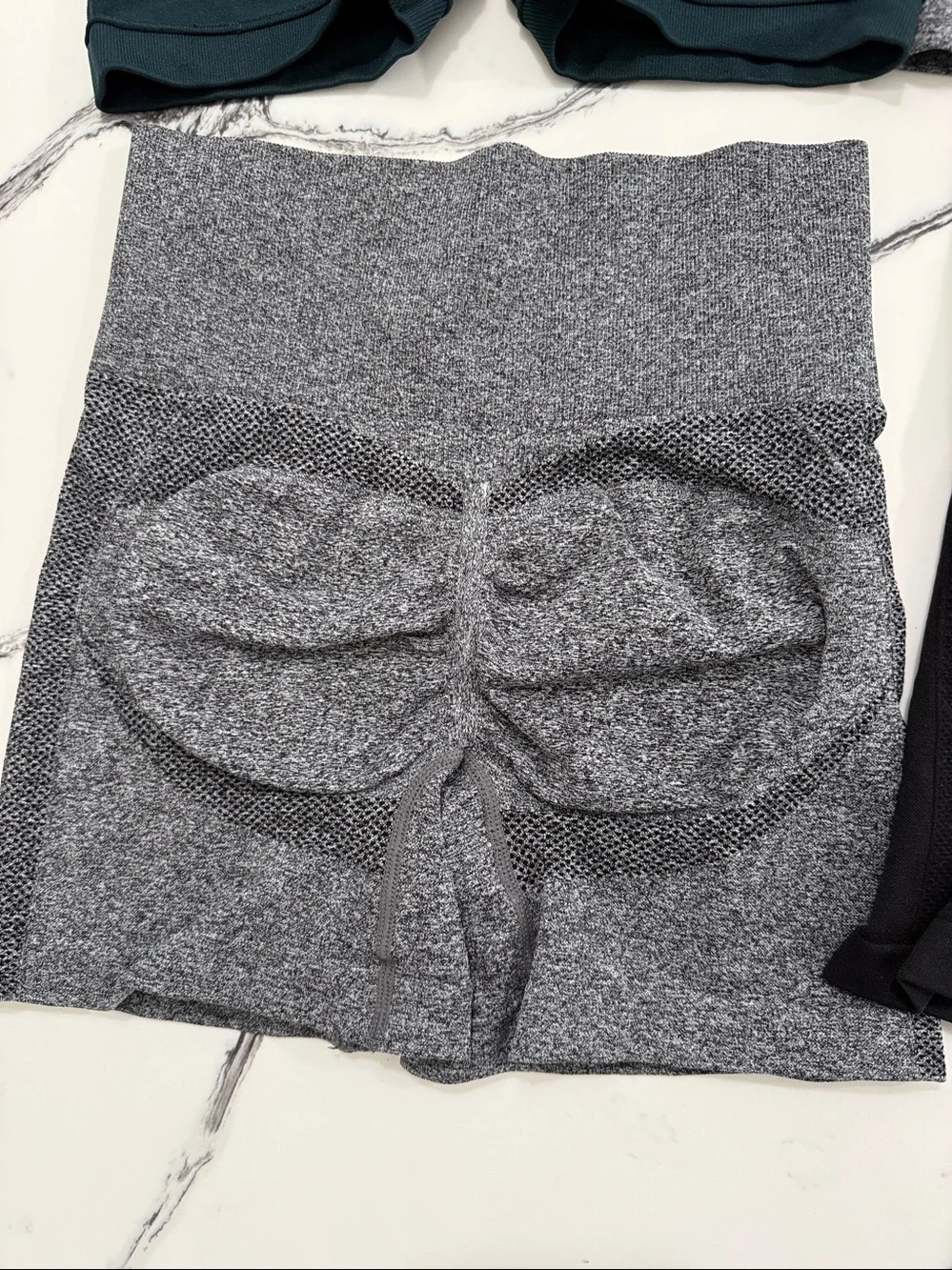 Like new booty shorts with scrunchie butt XS